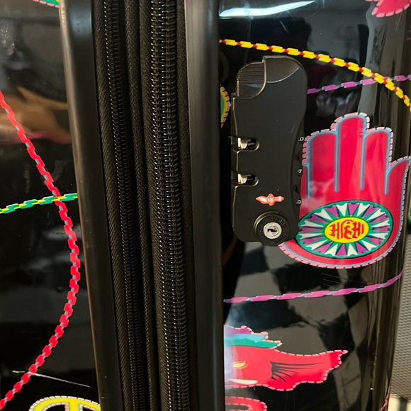 Colorful Embroidered Suitcase - Picture 2 of 4